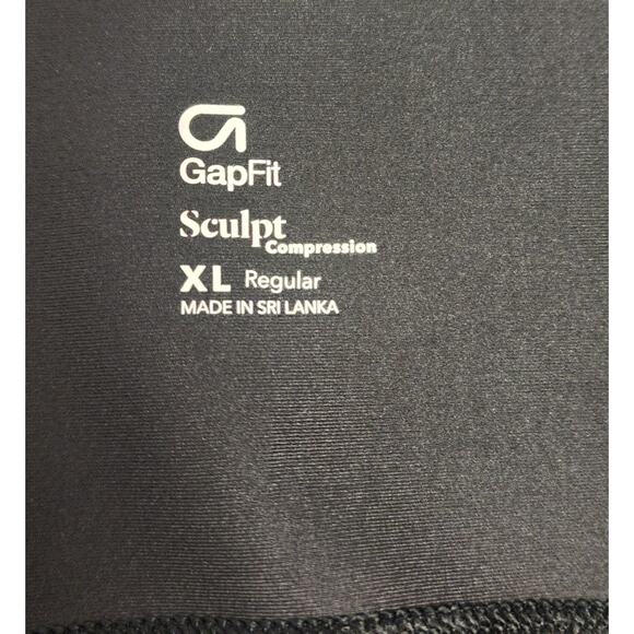 Gap Activewear Sculpt Compression Workout Pants/ Top Black Size XL - Picture 11 of 16